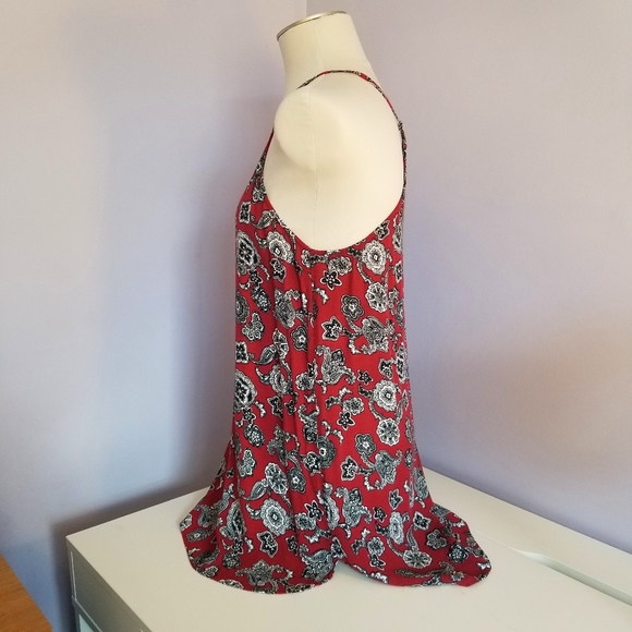 paisley print sleeveless slip dress - Picture 2 of 8